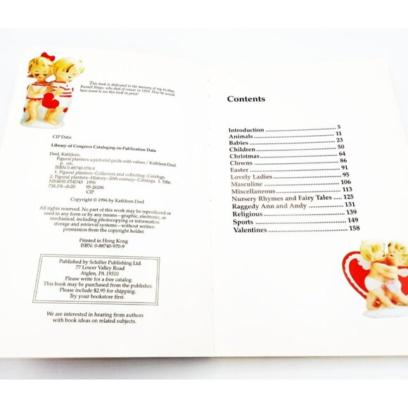 Figural Planters A Pictorial Guide Kathleen Deel 1996 9x6 Paperback Guide Floral - Picture 6 of 12